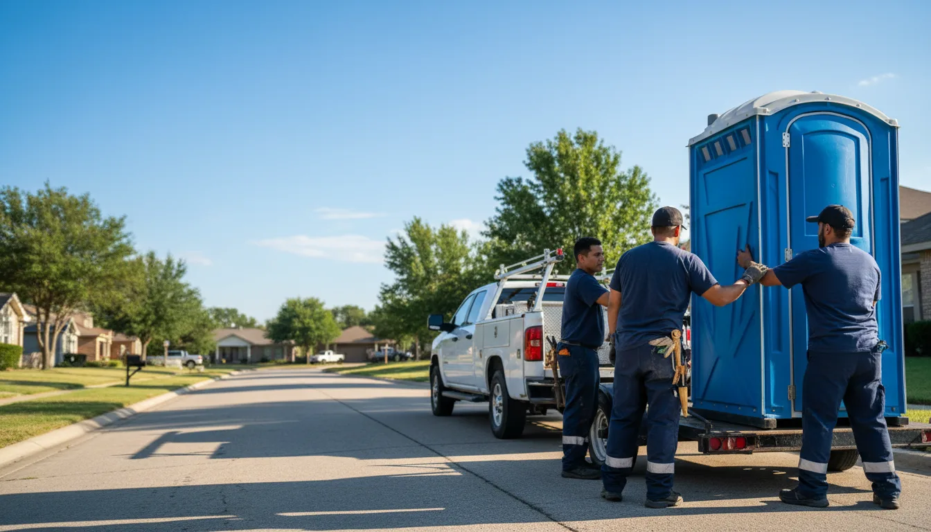 Portable Toilet Rental in Cedar Creek, TX near me